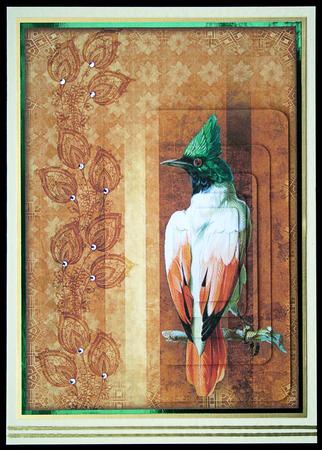 Vintage Birds 14.2 by Carol Bath 