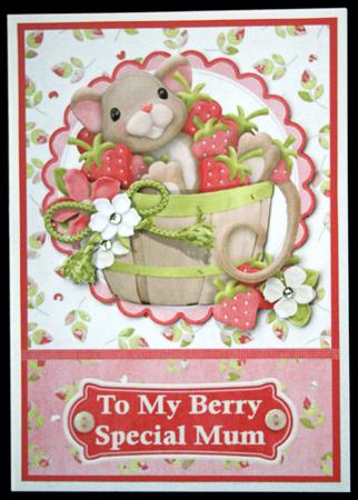 To My Berry Special Mum Decoupage by Carol Bath 