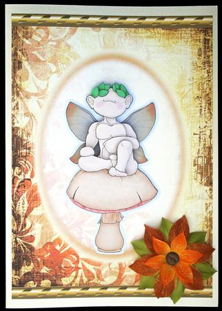 Autumnal Fairy Doodles by Carol Bath 