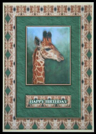 Giraffe Quick Card by Carol Bath 