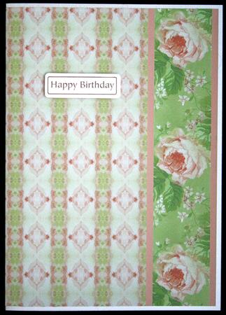 Vintage Rose Sage Border Sheet by Carol Bath 