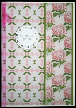 Vintage Pink Border Sheet 2 by Carol Bath 