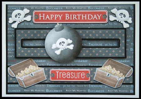 Pirate Treasure Penny Slider by Carol Bath 