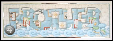 Brother Large Dl Card Pirate Style by Carol Bath 