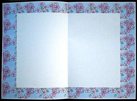 Apple Blossom Frame Style Insert by Carol Bath 