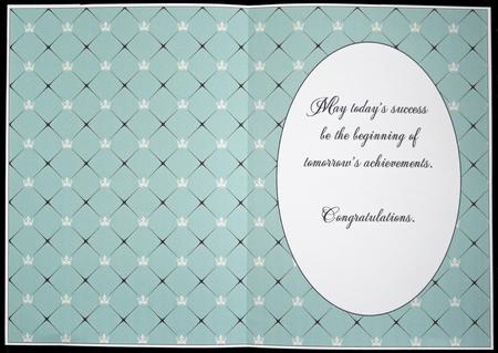 Congratulations Insert by Carol Bath 
