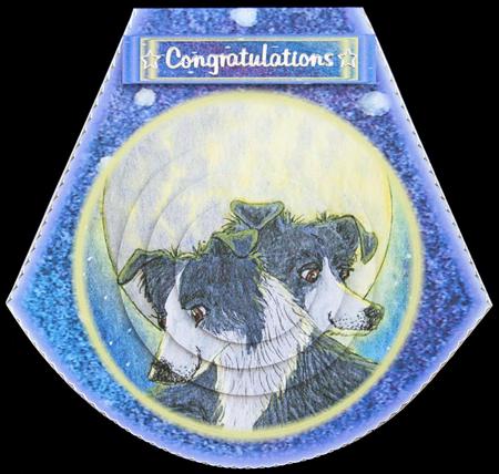 By the Light of the Moon Rocker Wobble Card by Carol Bath 