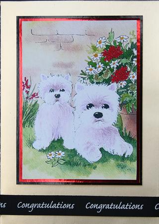 4 Westies Toppers for Easter by Carol Bath 