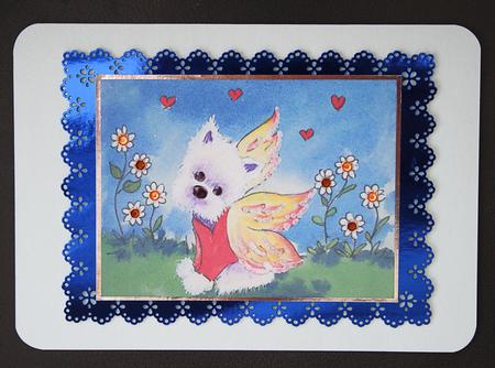 4 Cute Westie Toppers by Carol Bath 