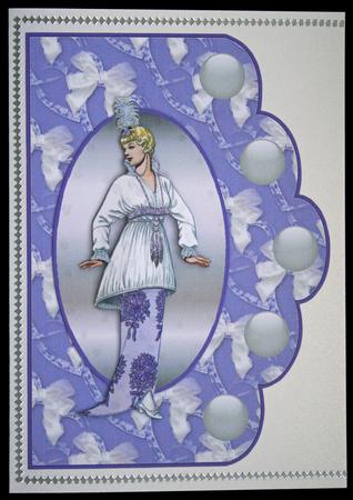Lilac Deco Scallop Edge by Carol Bath 