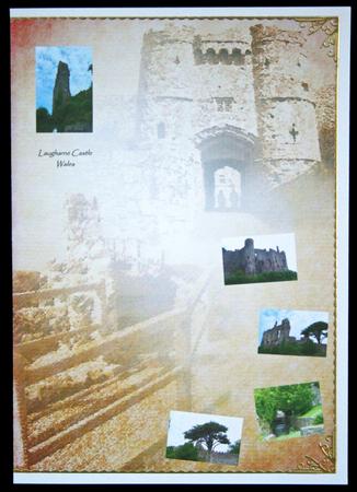 Castle Trip Backing Paper by Carol Bath 