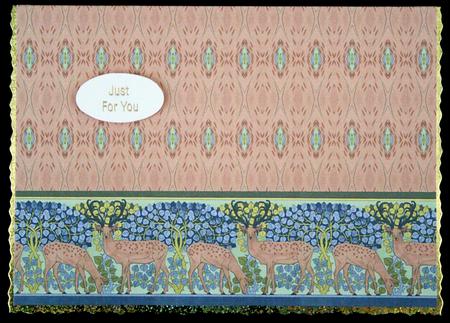 Dear Deer Border Sheet by Carol Bath 