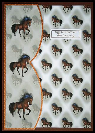 Horse Backing Paper 2 by Carol Bath 