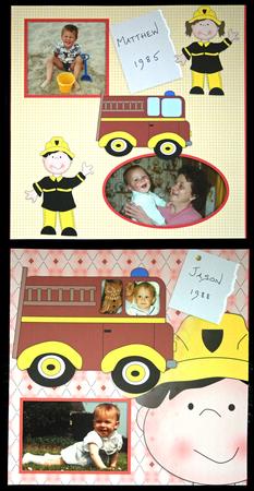Kids Fireman Steve 2 Quick Pages by Carol Bath 