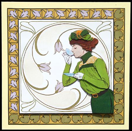 Time for Tea Art Nouveau Topper by Carol Bath 