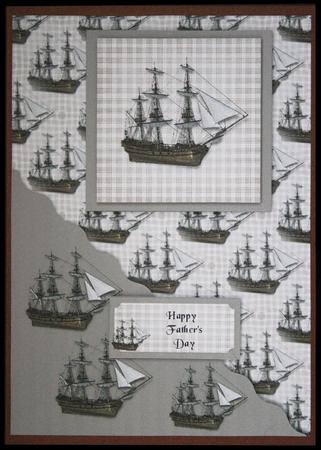 Sailing Ship Quick Card by Carol Bath 