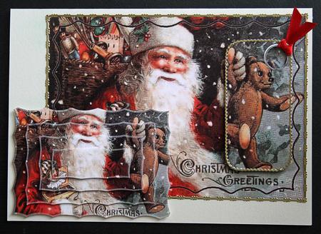 Christmas Santa by Carol Bath 