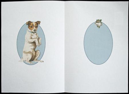 The Vintage Christmas Dog Insert by Carol Bath 