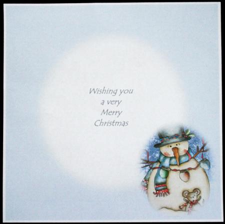 Sammy the Snowman Insert for Cup238652_56 by Carol Bath 