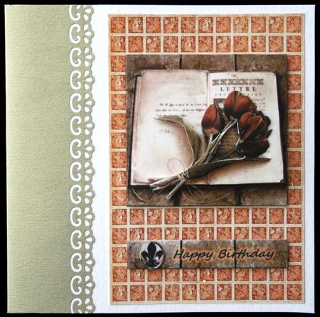 Une Lettre Avec Des Tulipes by Carol Bath 