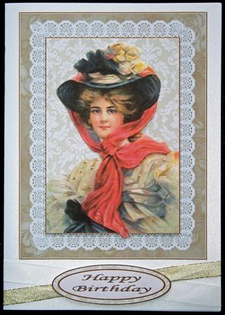 The Vinage Lady Decoupage by Carol Bath 