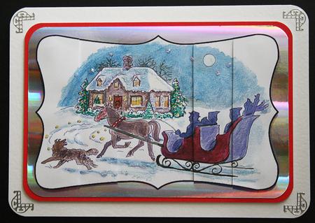 Seigh Ride Home Christmas Eve by Carol Bath 
