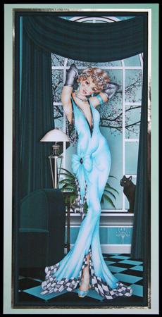 Art Deco Glamour Dl a Card in One by Carol Bath 