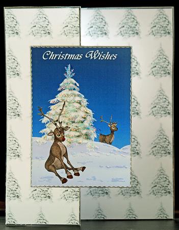 Christmas Wishes Fold Back Sheet by Carol Bath 