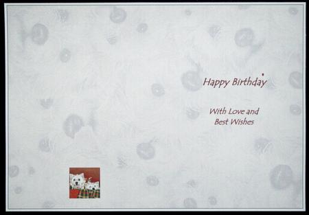Good Friends Westie Blank Insert 7 by 5 by Carol Bath 