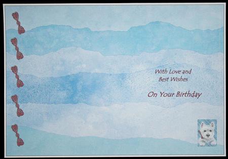 Our Family Westies Blank Inserts 7 by 5 by Carol Bath 