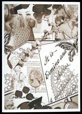 Vintage Shabby Chic Backing Papers Sepia Version by Carol Bath 