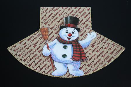 Snowman Wobble Card by Carol Bath 