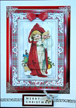 Santa in Disguise - Best of Both Worlds Card Front by Carol Bath 