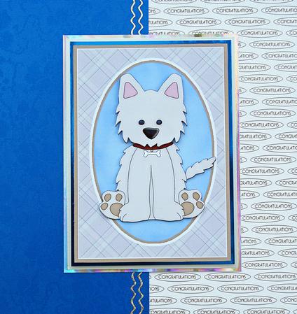 Woof Card Front by Carol Bath 