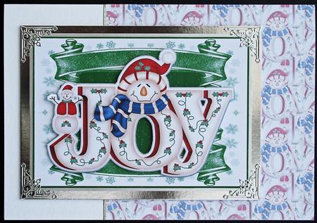 Joy Snowman Christmas Vellum by Carol Bath 