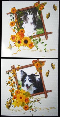 Sunshine Flowers Quick Scrapbook Pages by Carol Bath 