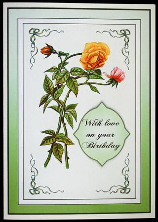 Golden Rose Frame by Carol Bath 