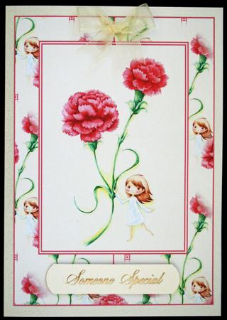 Darling Little Flower Girl with Beautiful Yellow Flowers by Carol Bath 