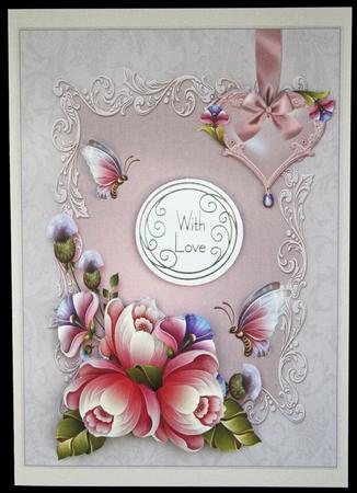Pink Passion Floral Topper by Carol Bath 