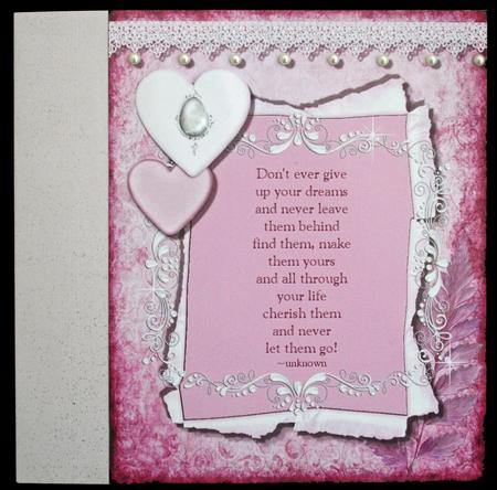 Dreams Card Topper 2 by Carol Bath 
