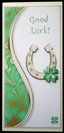 Good Luck Dl Card by Carol Bath 