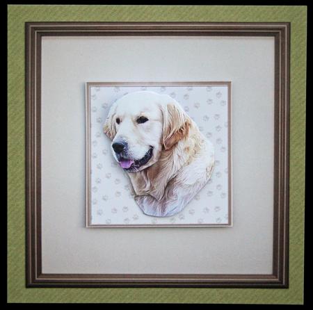 Golden Retriever Portrait by Carol Bath 