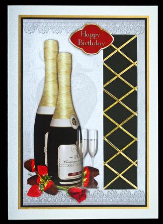 Champagne and Strawberries Birthday Aperture Kit by Carol Bath 
