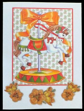 Christmas Carousel Horse Step by Step by Carol Bath 