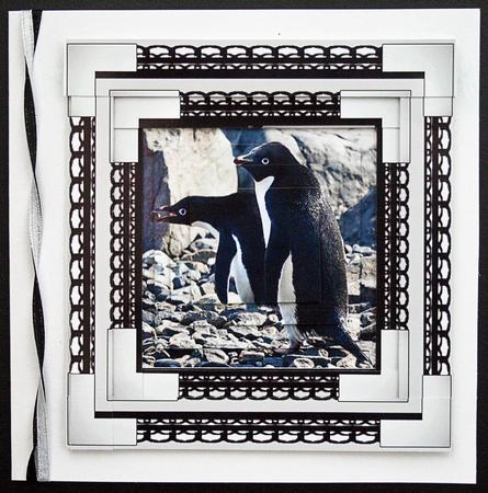 Spiral Pyramid Penguins from the Antarctic by Carol Bath 