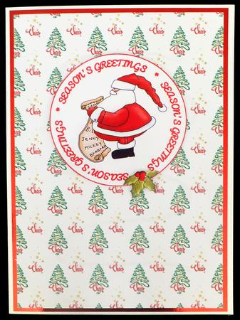 Six Christmas Toppers or Gift Tags by Carol Bath 