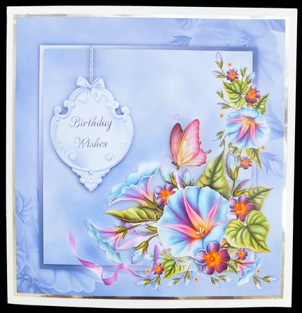 Lilac Morning Glory Topper by Carol Bath 