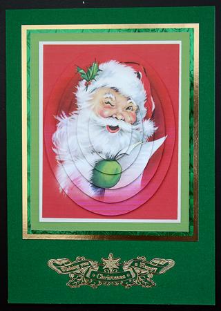Jolly Santa Oval Pyramid by Carol Bath 