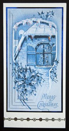 The Window Blue Christmas by Carol Bath 