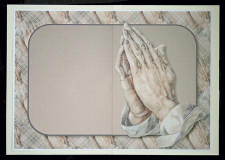 Sympathy Hands Insert by Carol Bath 